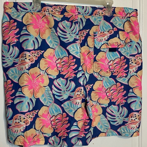 Vineyard Vines Tropical Floral Mens Swim Shorts Large - Picture 2 of 5